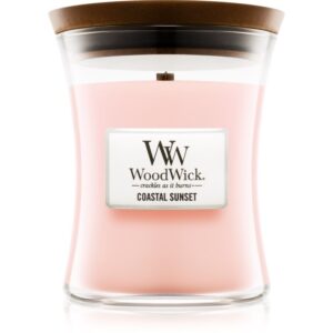 Woodwick Coastal Sunset lumânare parfumată cu fitil din lemn 275 g-Țena