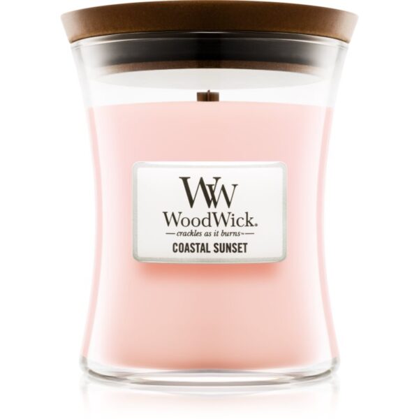 Woodwick Coastal Sunset lumânare parfumată cu fitil din lemn 275 g-Țena