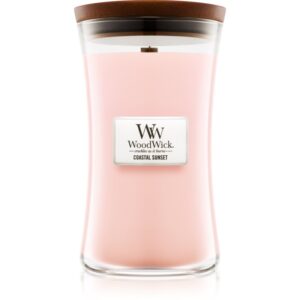 Woodwick Coastal Sunset lumânare parfumată cu fitil din lemn 609.5 g-ro