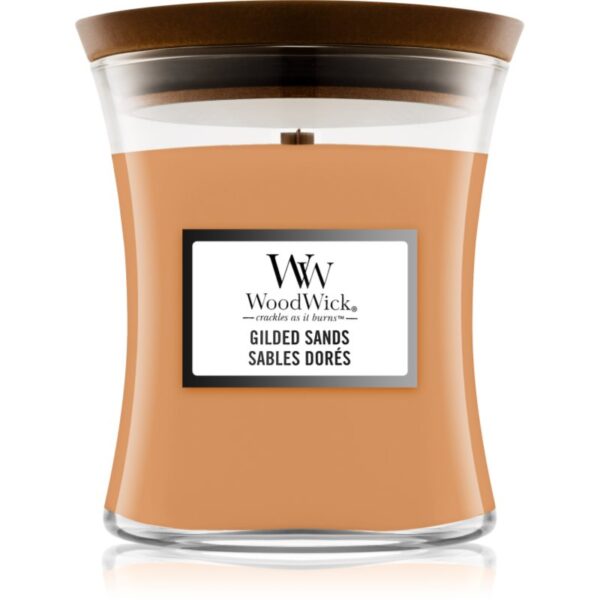 Woodwick Gilded Sands lumânare parfumată 275 g-ro