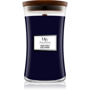 Woodwick Hinoki Dahlia lumânare parfumată 610 g-ro