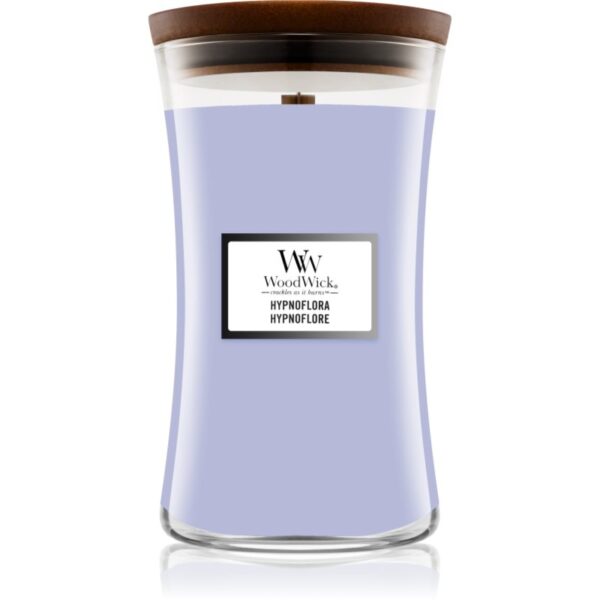 Woodwick Hypnoflora lumânare parfumată cu fitil din lemn 610 g-Țena
