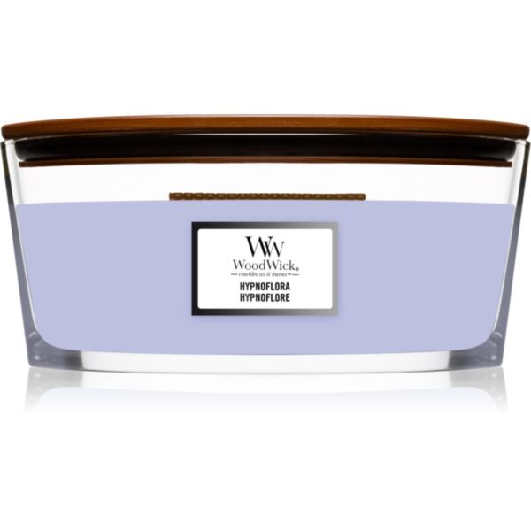Woodwick Hypnoflora lumânare parfumată cu fitil din lemn (hearthwick) 453 g-Țena