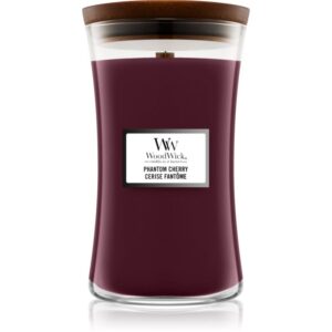 Woodwick Phantom Cherry lumânare parfumată cu fitil din lemn 609.5 g-Țena