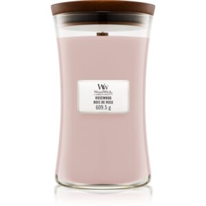 Woodwick Rosewood lumânare parfumată cu fitil din lemn 609.5 g-ro