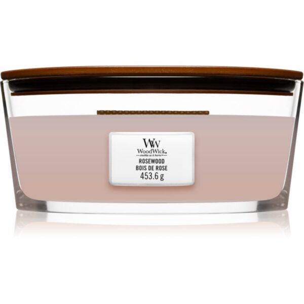 Woodwick Rosewood lumânare parfumată  cu fitil din lemn (hearthwick) 453.6 g-ro