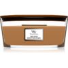 Woodwick Santal Myrrh lumânare parfumată cu fitil din lemn (hearthwick) 453
