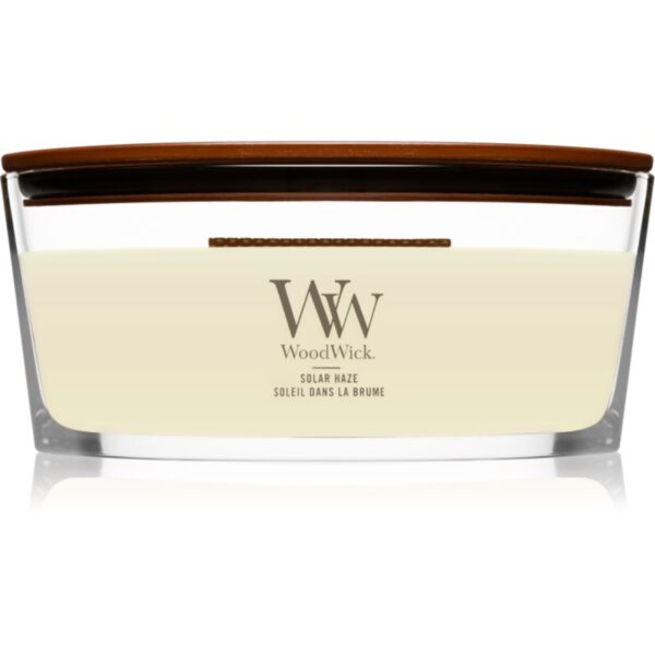 Woodwick Solar Haze lumânare parfumată cu fitil din lemn (hearthwick) 453 g-Țena