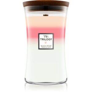 Woodwick Trilogy Blooming Orchard lumânare parfumată 609.5 g-ro