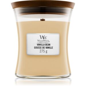Woodwick Vanilla Bean lumânare parfumată cu fitil din lemn 275 g-ro