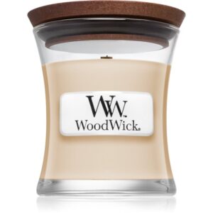 Woodwick Vanilla Bean lumânare parfumată cu fitil din lemn 85 g-ro