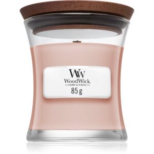 Woodwick Vanilla & Sea Salt lumânare parfumată cu fitil din lemn 85 g-ro