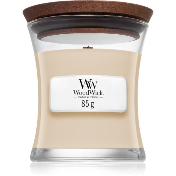 Woodwick White Honey Miel Blanc lumânare parfumată cu fitil din lemn 85 g-Țena