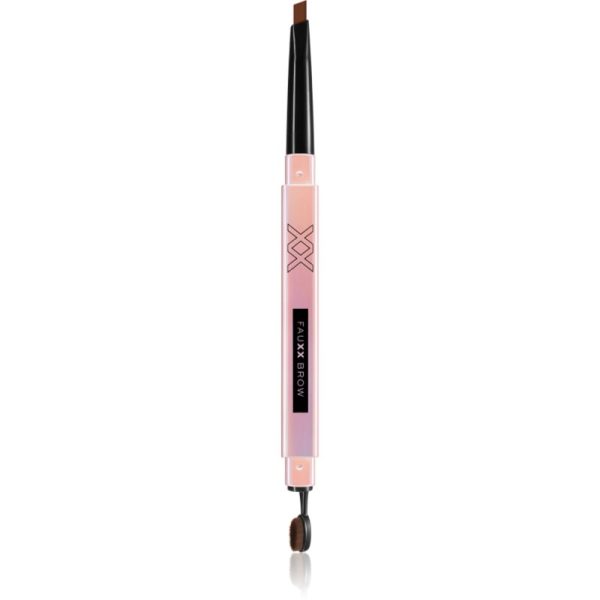XX by Revolution FAUXX BROW creion pentru sprancene cu pensula culoare Deep Auburn 0.28 g-Țena