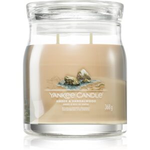 Yankee Candle Amber & Sandalwood lumânare parfumată 368 g-ro