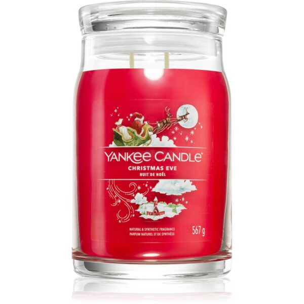 Yankee Candle Christmas Eve lumânare parfumată Signature 567 g-ro