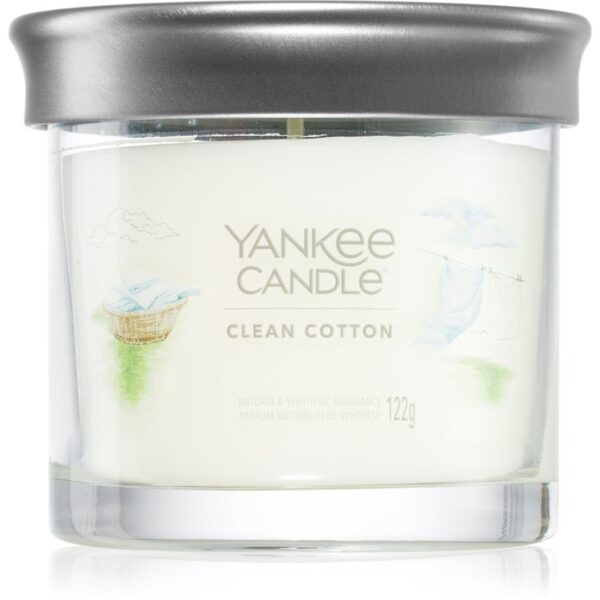 Yankee Candle Clean Cotton lumânare parfumată Signature 122 g-ro