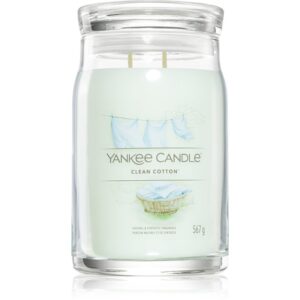 Yankee Candle Clean Cotton lumânare parfumată Signature 567 g-ro
