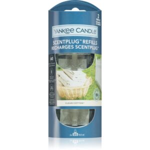 Yankee Candle Clean Cotton rezervă pentru difuzorul electric 2x18