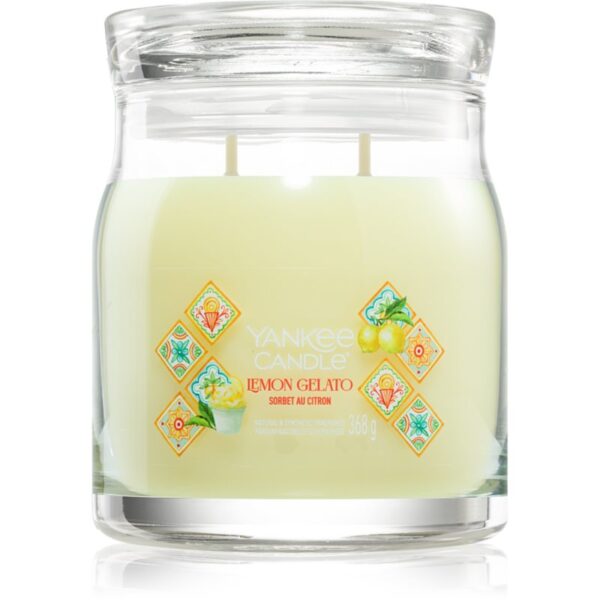Yankee Candle Lemon Gelato lumânare parfumată 368 g-ro