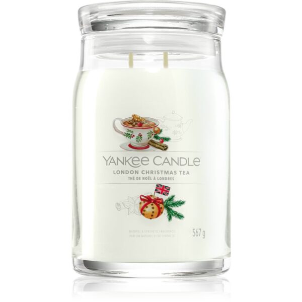 Yankee Candle London Christmas Tea lumânare parfumată 567 g-Țena