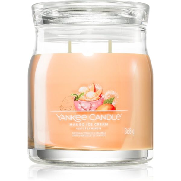 Yankee Candle Mango Ice Cream lumânare parfumată Signature 368 g-ro