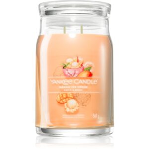 Yankee Candle Mango Ice Cream lumânare parfumată Signature 567 g-ro