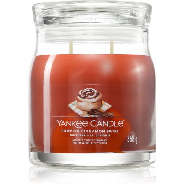 Yankee Candle Pumpkin Cinnamon Swirl lumânare parfumată 368 g-Țena