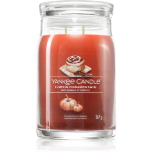 Yankee Candle Pumpkin Cinnamon Swirl lumânare parfumată 567 g-Țena
