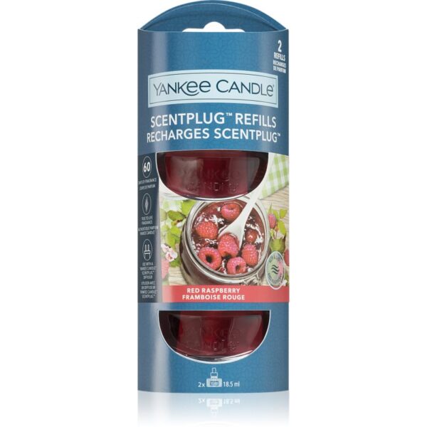 Yankee Candle Red Raspberry Refill rezervă pentru difuzorul electric 2x18