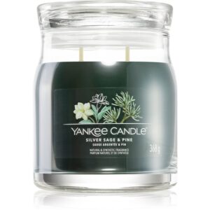 Yankee Candle Silver Sage & Pine lumânare parfumată Signature 368 g-ro