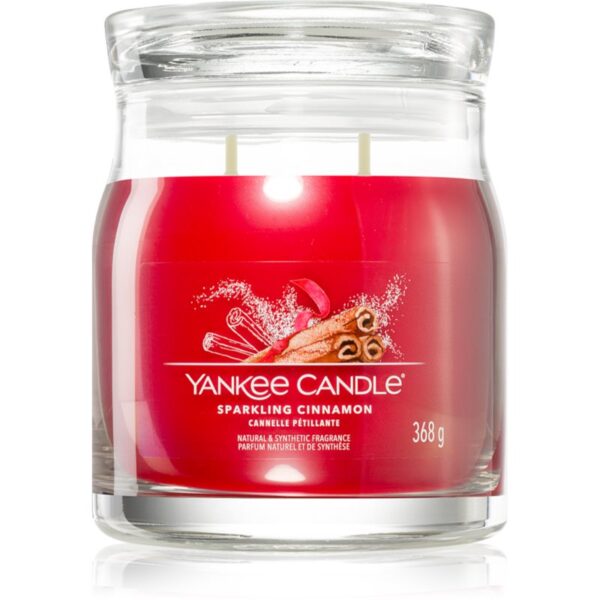 Yankee Candle Sparkling Cinnamon lumânare parfumată 368 g-ro