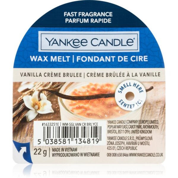 Yankee Candle Vanilla Crème Brûlée ceară pentru aromatizator 22 g-ro