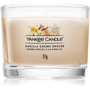 Yankee Candle Vanilla Crème Brûlée lumânare votiv glass 37 g-Țena