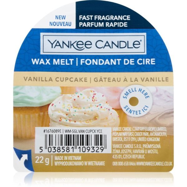 Yankee Candle Vanilla Cupcake ceară pentru aromatizator 22 g-ro