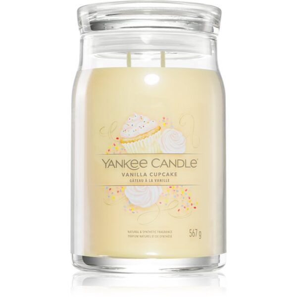 Yankee Candle Vanilla Cupcake lumânare parfumată Signature 567 g-Țena