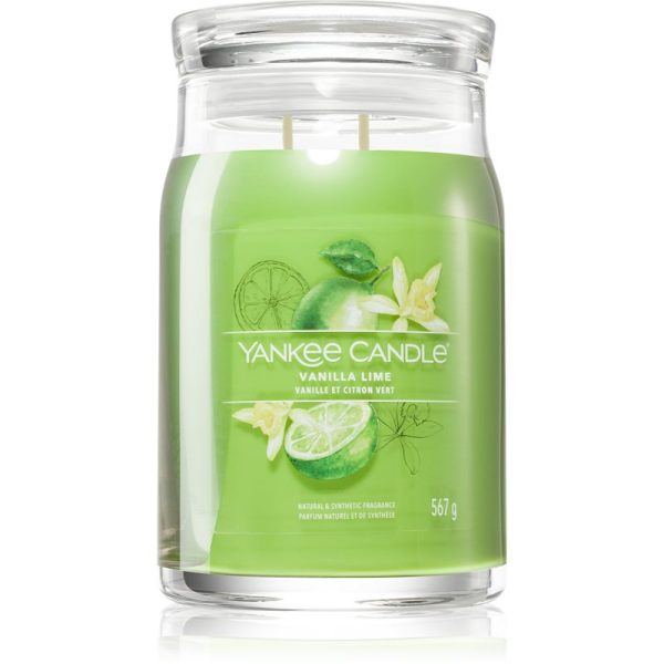 Yankee Candle Vanilla Lime lumânare parfumată Signature 567 g-ro