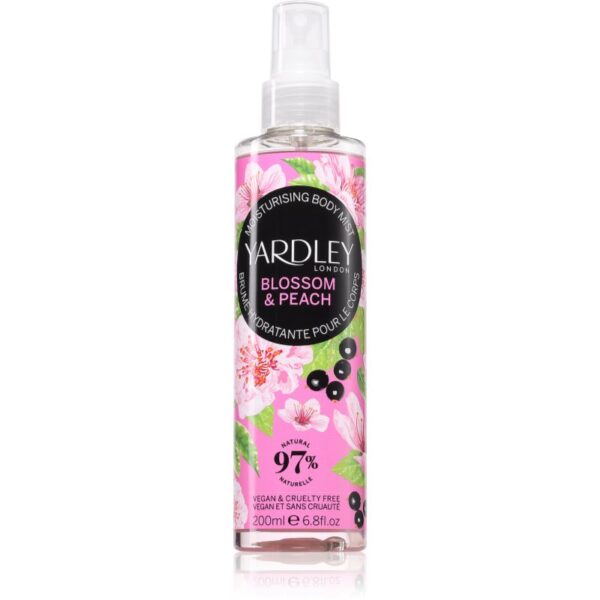 Yardley Blossom & Peach spray pentru corp pentru femei 200 ml-ro