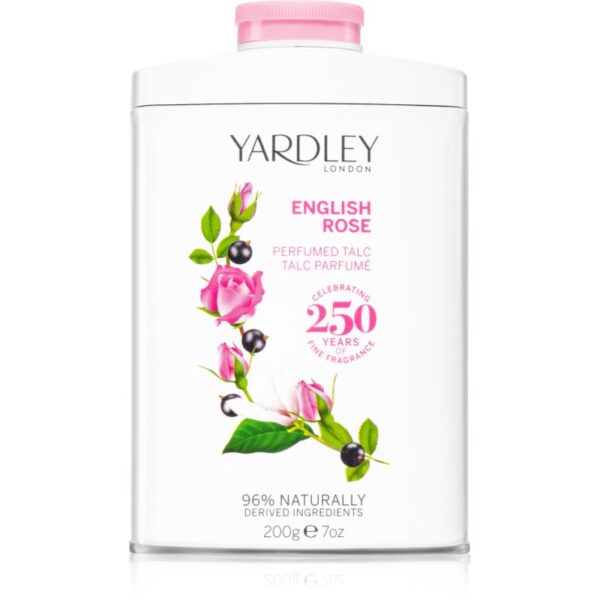 Yardley English Rose pudră parfumată 200 g-Țena