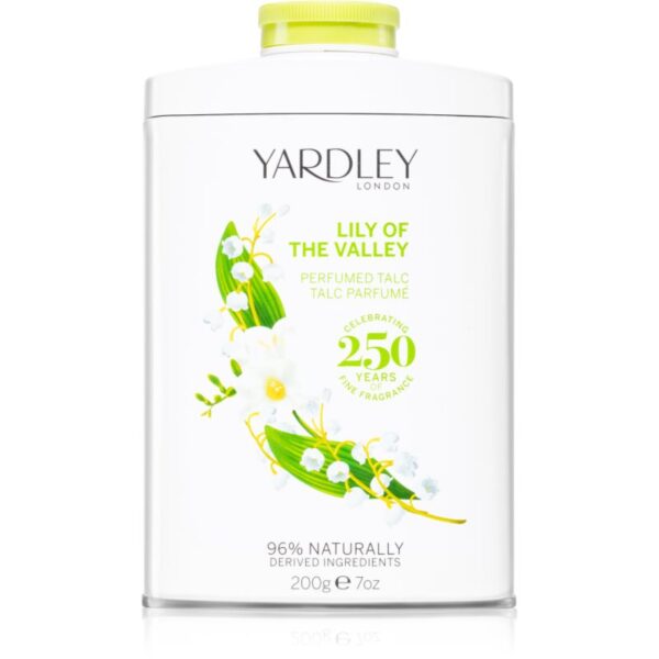 Yardley Lily Of The Valley pudră parfumată 200 g-ro