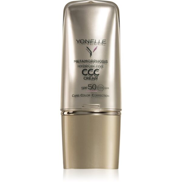 Yonelle Metamorphosis crema de fata tonifianta SPF 50 culoare Gold Tan 30 ml-ro