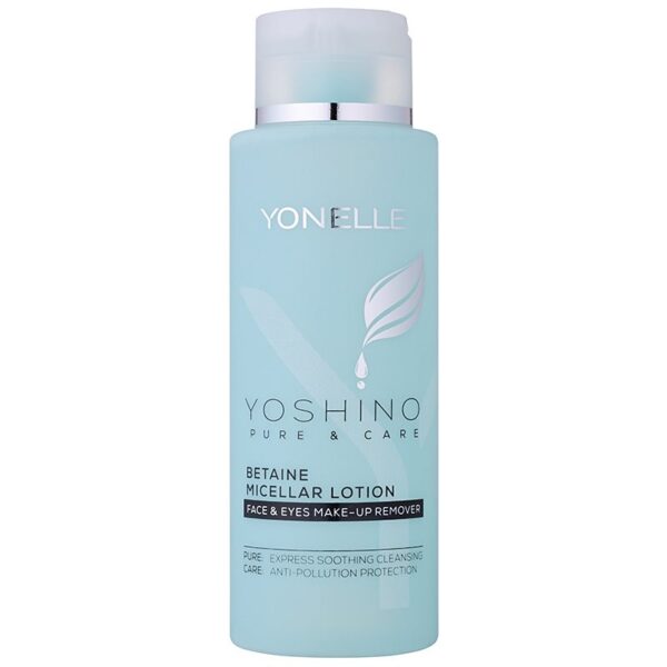 Yonelle Yoshino Pure&Care Apă micelară cu betaină pentru o hidratare intensa 400 ml-Țena