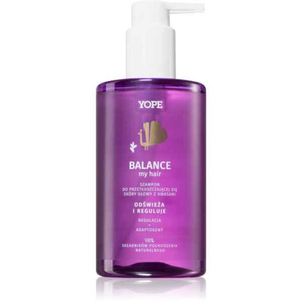Yope BALANCE my hair sampon pentru curatare pentru un scalp seboreic 300 ml-ro