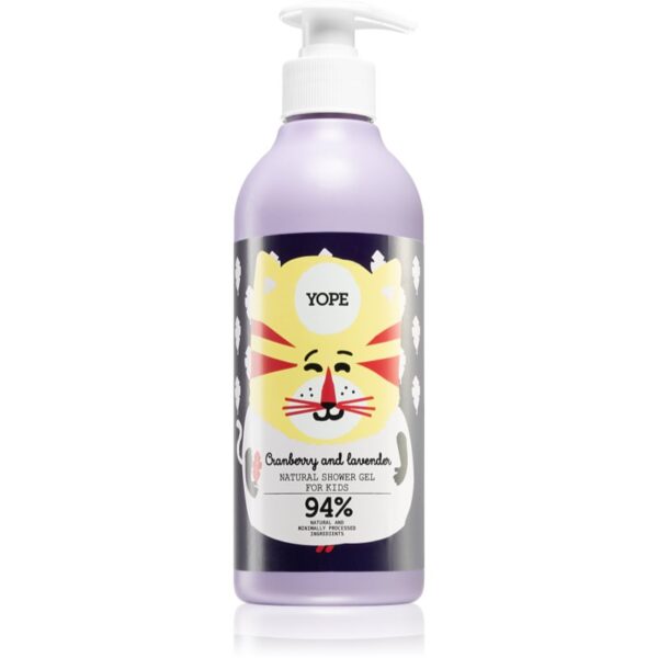 Yope Cranberry & Lavender gel de duș intens hidratant pentru copii 400 ml-Țena
