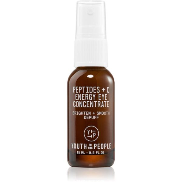 Youth To The People Energy Peptides + C Eye Concentrate ser concentrat zona ochilor cu vitamina C 15 ml-Țena