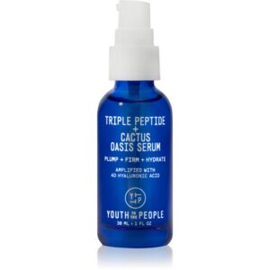 Youth To The People Oasis Triple Peptide + Cactus Serum ser facial pentru față și gât 30 ml-Țena