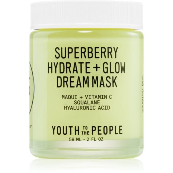 Youth To The People Superberry Hydrate + Glow Dream Mask masca pentru luminozitate si hidratare 59 ml-Țena