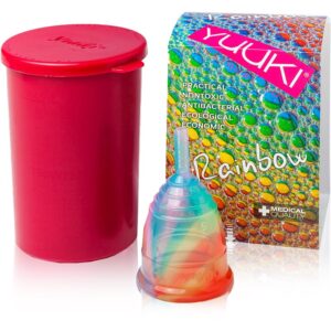 Yuuki Rainbow Jolly 1 + cup cupe menstruale mărime small (⌀ 41 mm