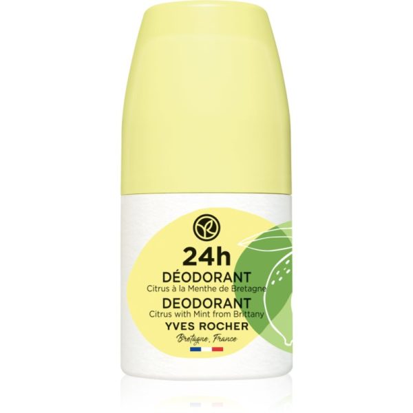 Yves Rocher 24 H deodorant roll-on Citrus & Mint 50 ml-ro