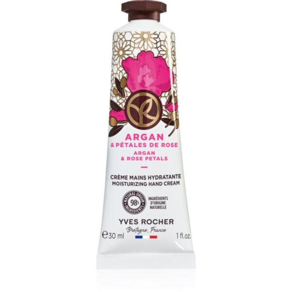 Yves Rocher Bain de Nature crema de maini Argan & Rose Petals 30 ml-Țena